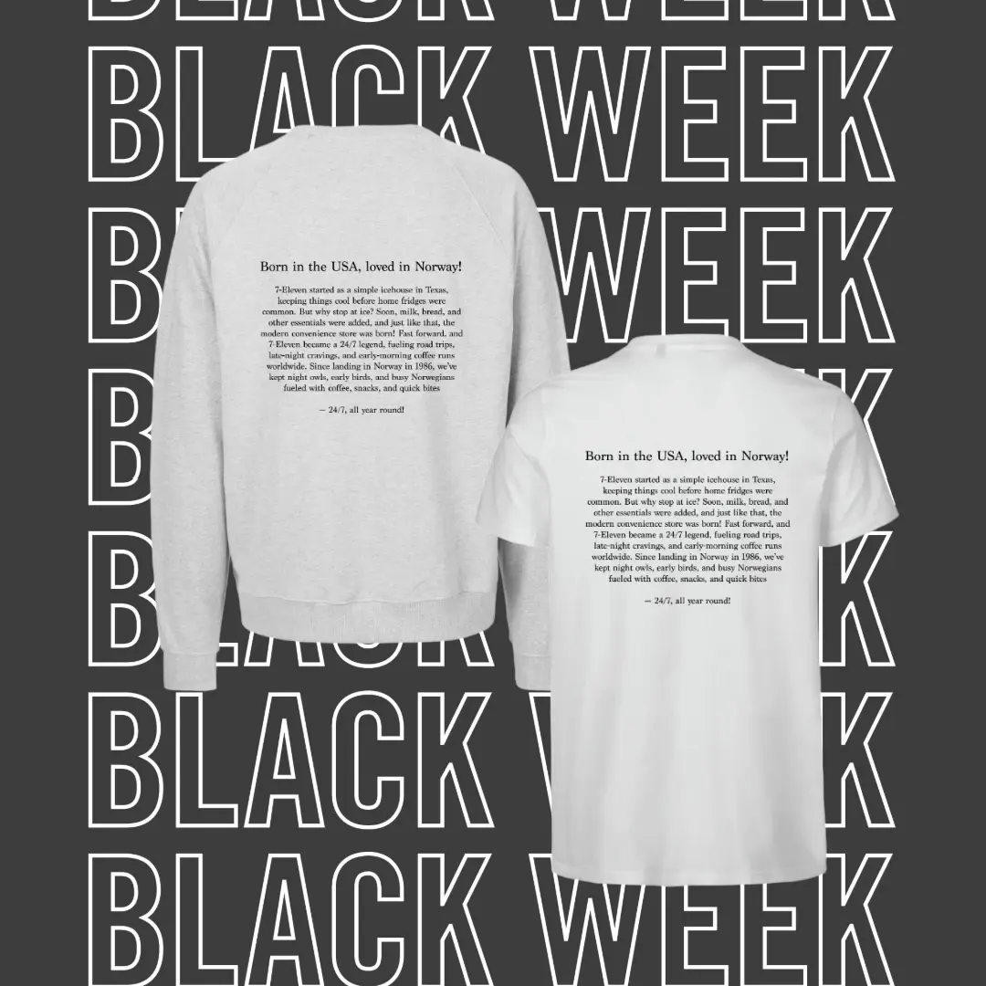 7-Eleven x Thea Klingvall t-skjorte & crewneck